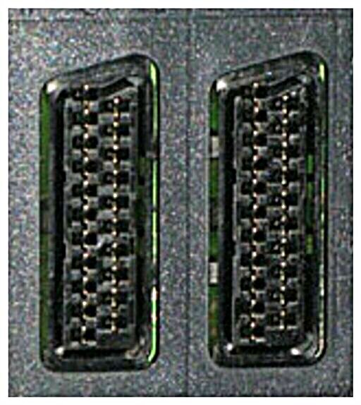 The SCART plug is the most common on older TVs
